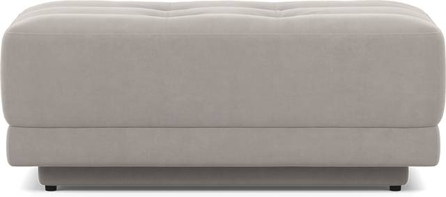 Milano Platinum Ottoman - Thumbnail - Image 1