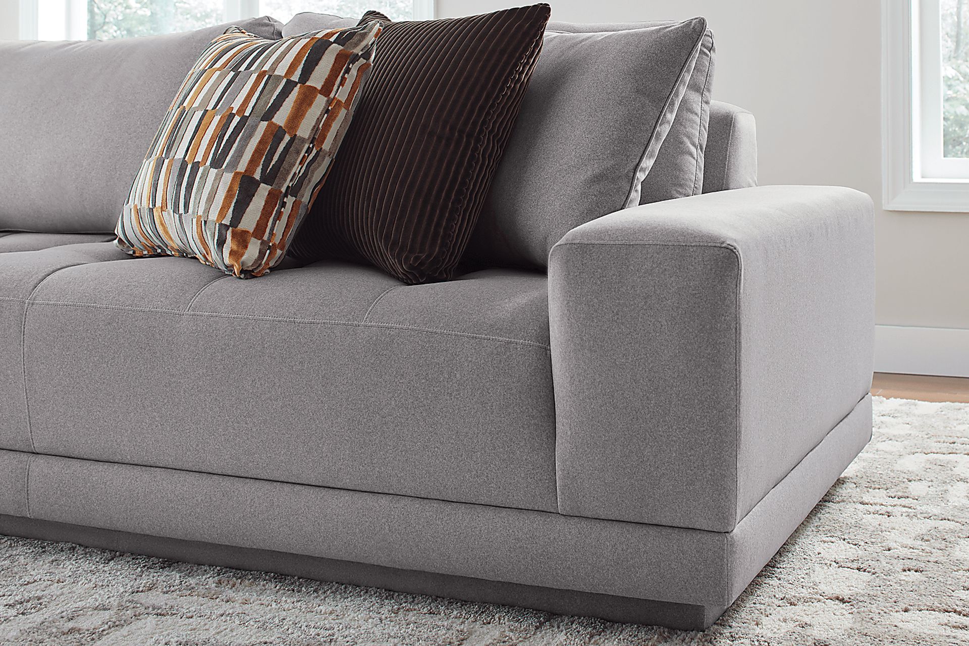 Milano Smoke 2 Pc Sectional - Image 4