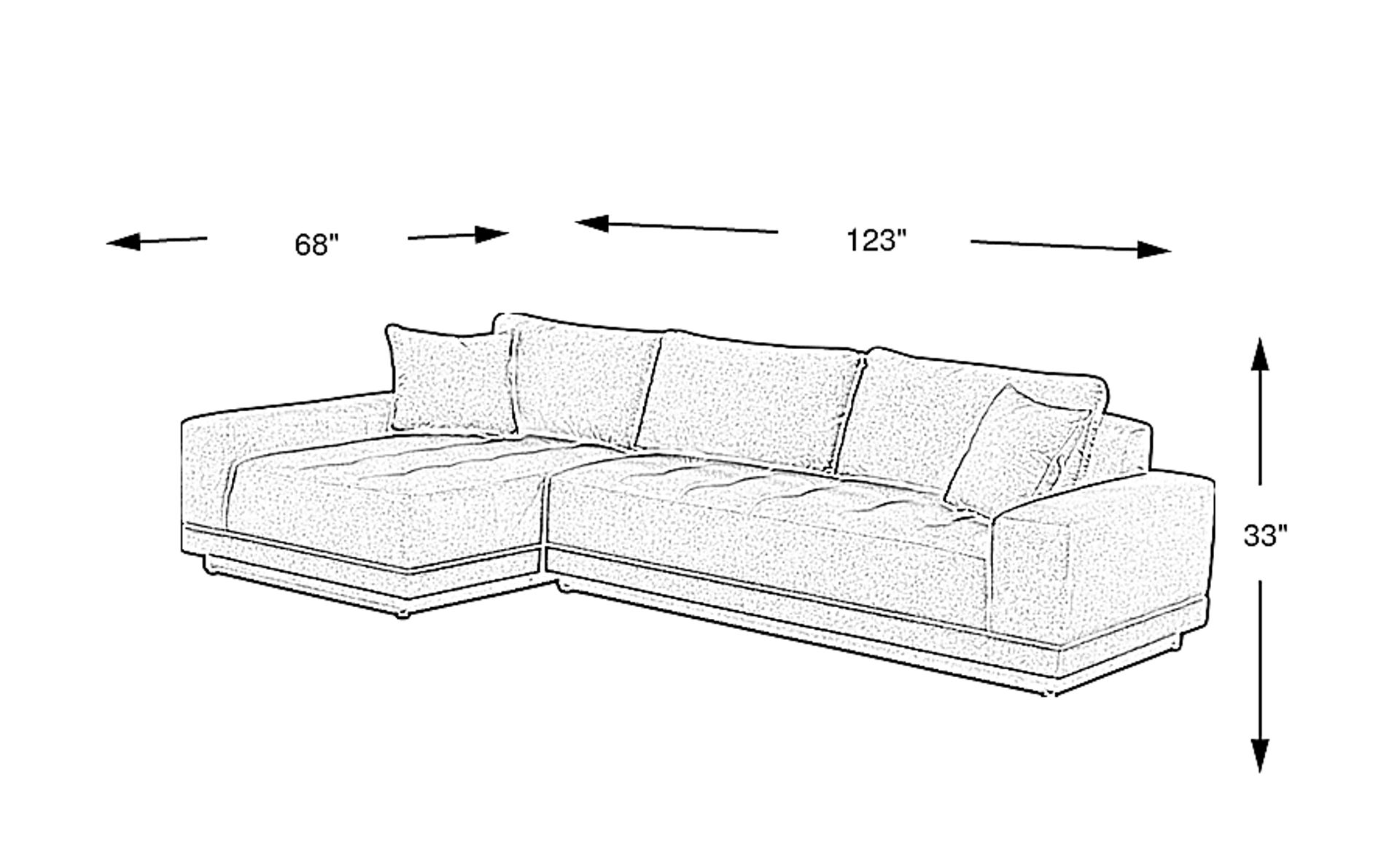 Dimension Image. Please refer to the Dimension Tab on this page for dimension details.