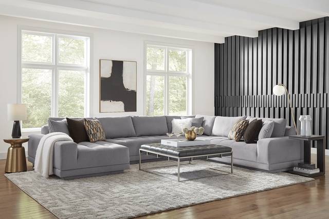 Milano Smoke 4 Pc Sectional - Thumbnail - Image 2
