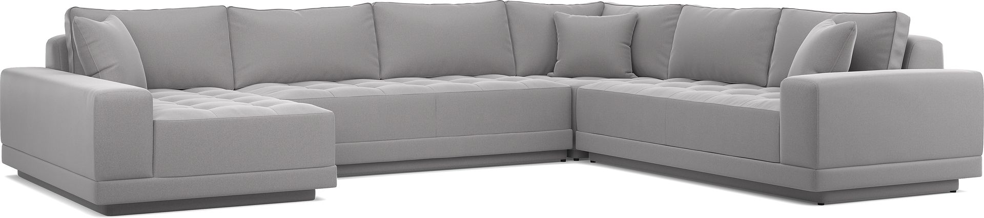 Milano Smoke 4 Pc Sectional - Image 1