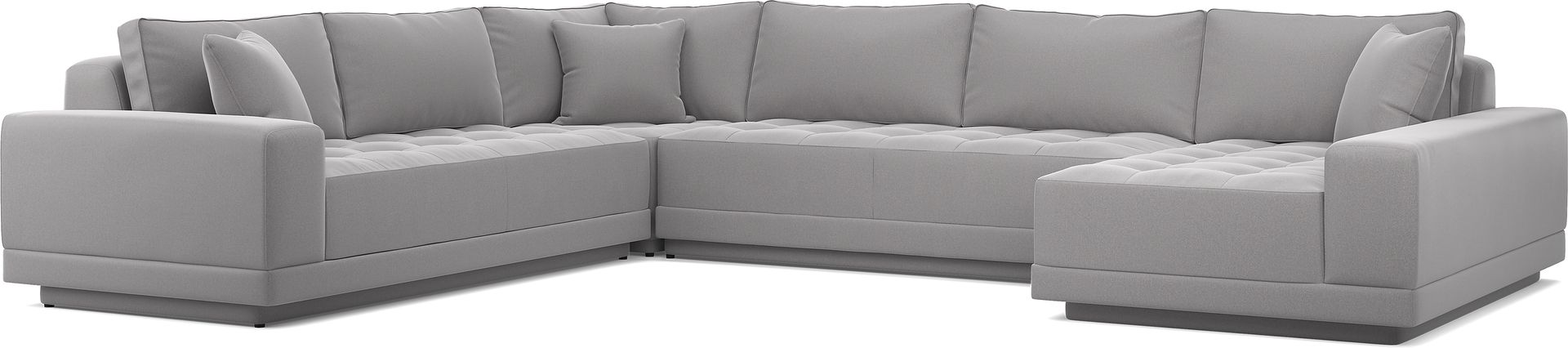 Milano Smoke 4 Pc Sectional - Image 1