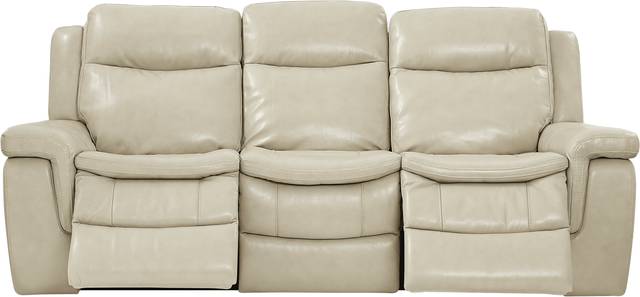 Milano Stone Leather Power Plus Reclining Sofa - Thumbnail - Image 2
