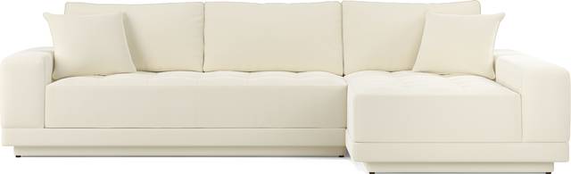 Milano White 2 Pc Sectional - Thumbnail - Image 3