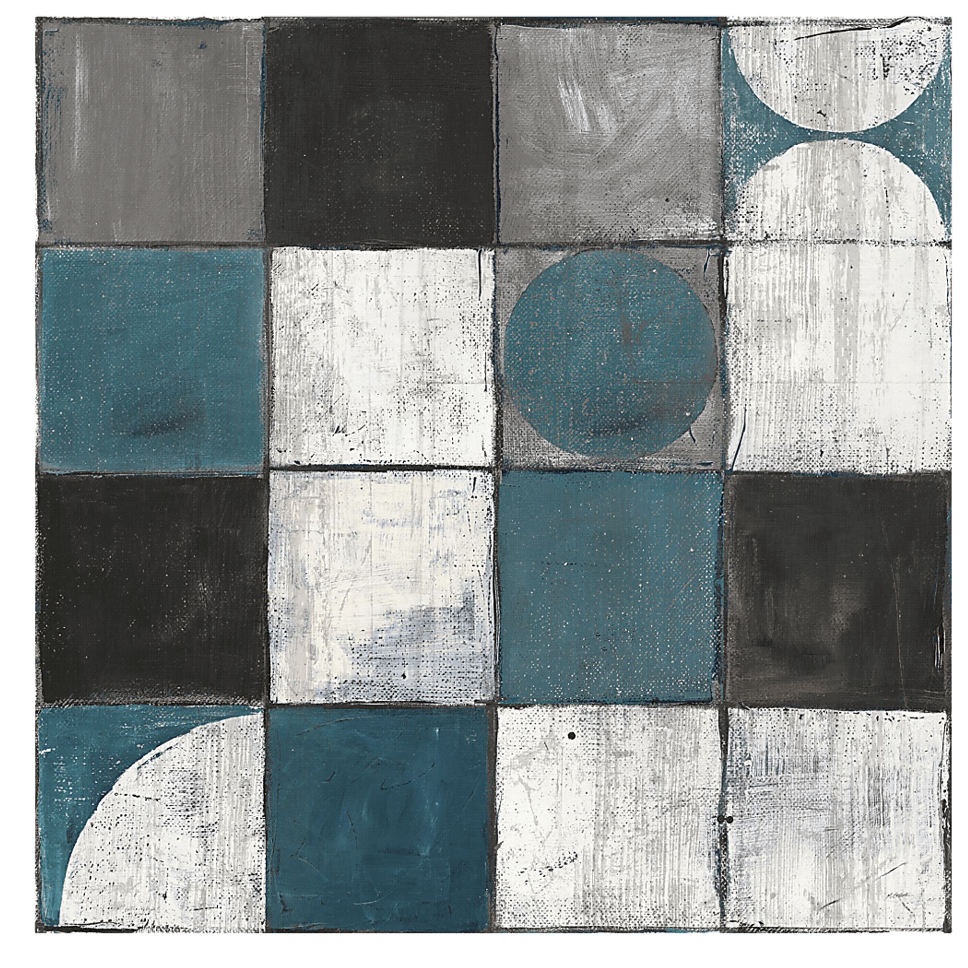 Mila's Windo Blue Artwork - Image 1