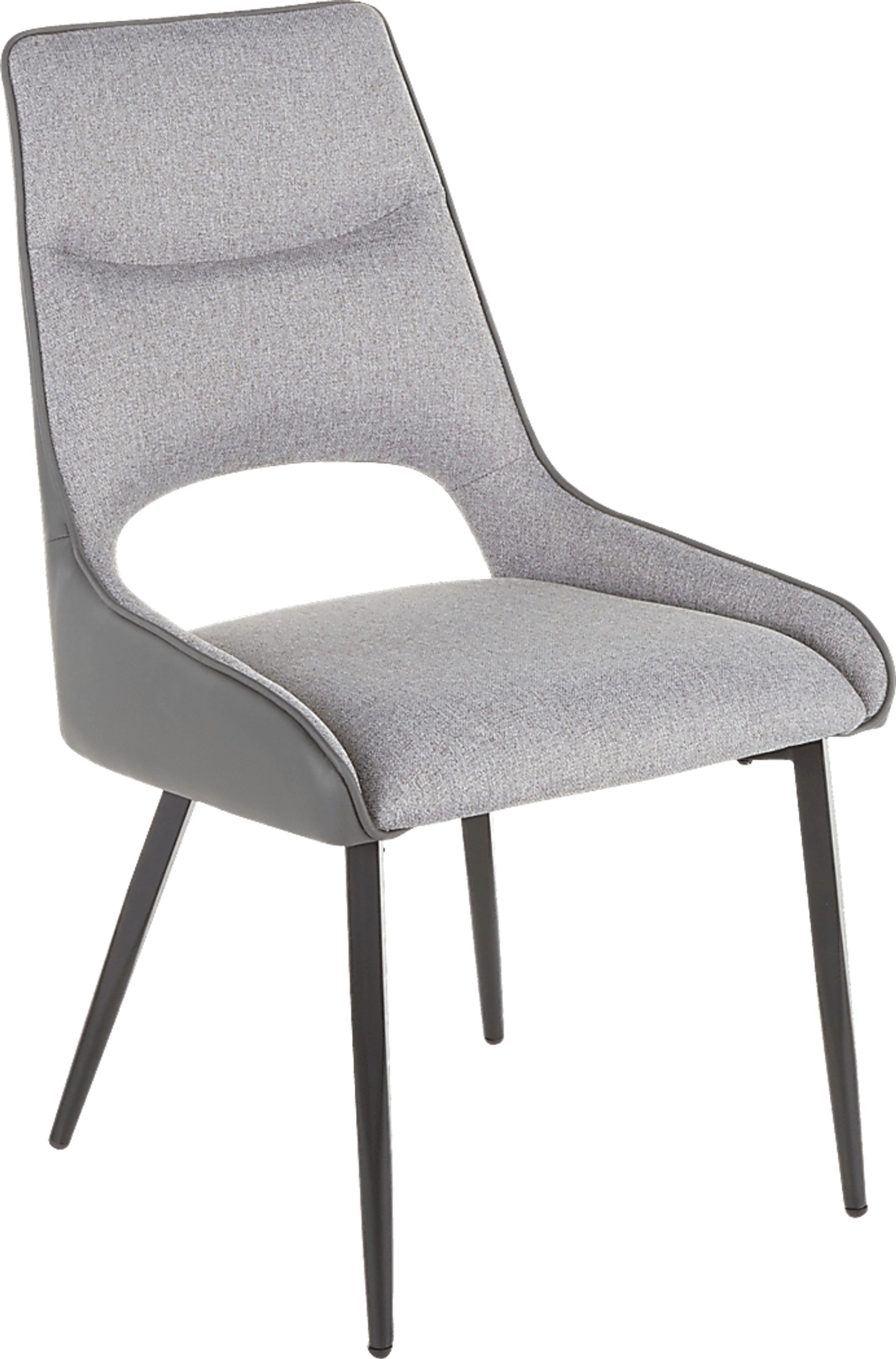Milaudon Dark Gray Side Chiar, Set of 2 - Image 2