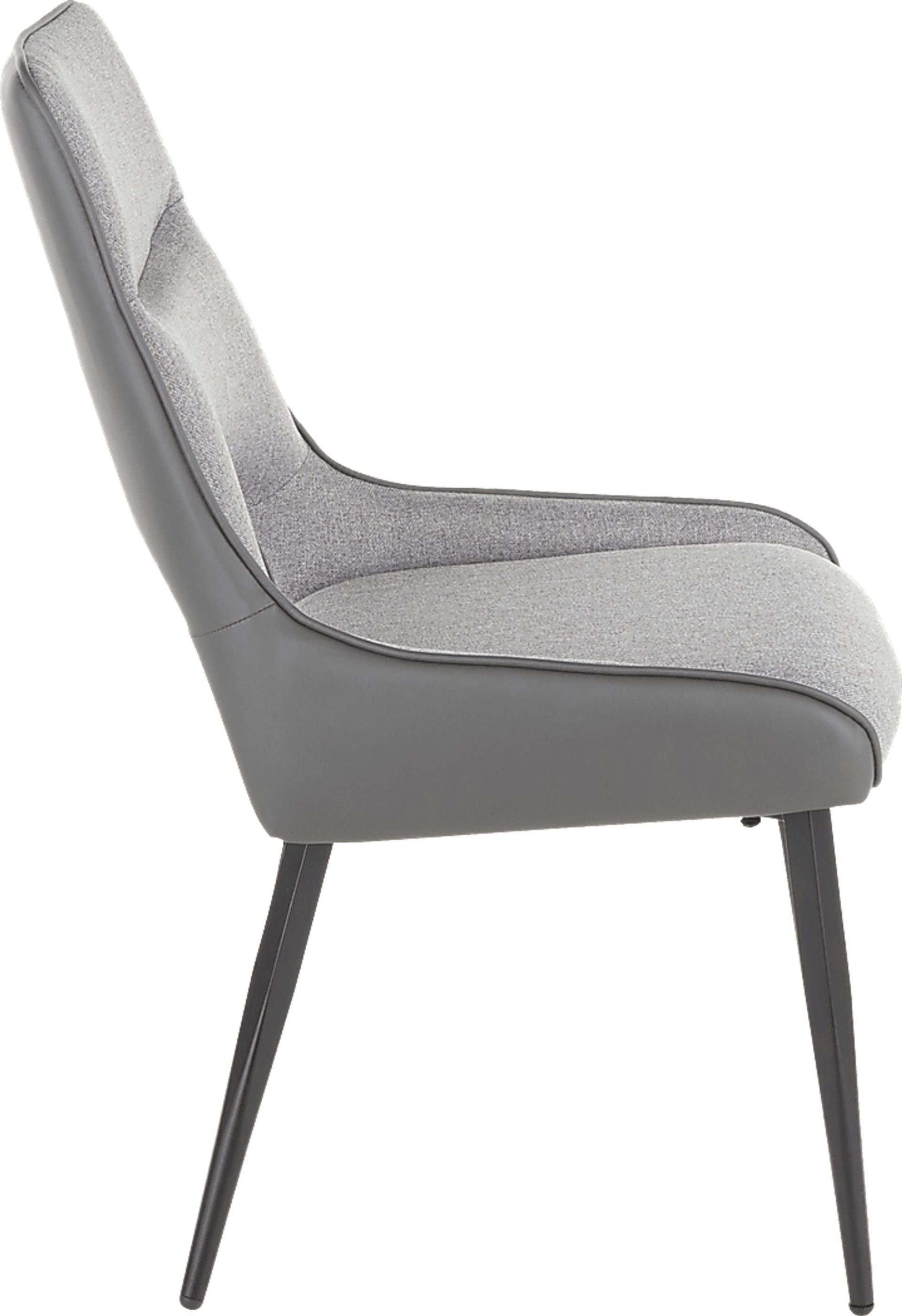 Milaudon Dark Gray Side Chiar, Set of 2 - Image 3