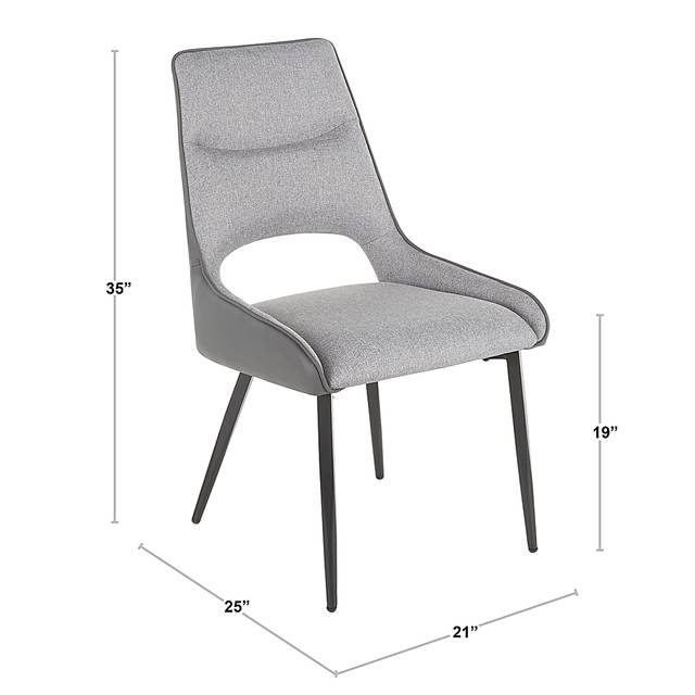 Milaudon Dark Gray Side Chiar, Set of 2 - Thumbnail - Image 10