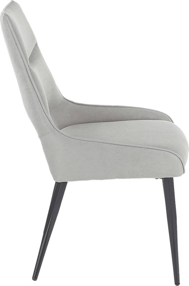 Milaudon Gray Side Chair, Set of 2 - Thumbnail - Image 3