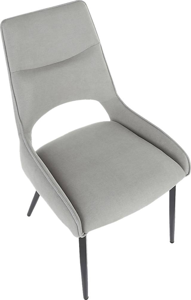 Milaudon Gray Side Chair, Set of 2 - Thumbnail - Image 7