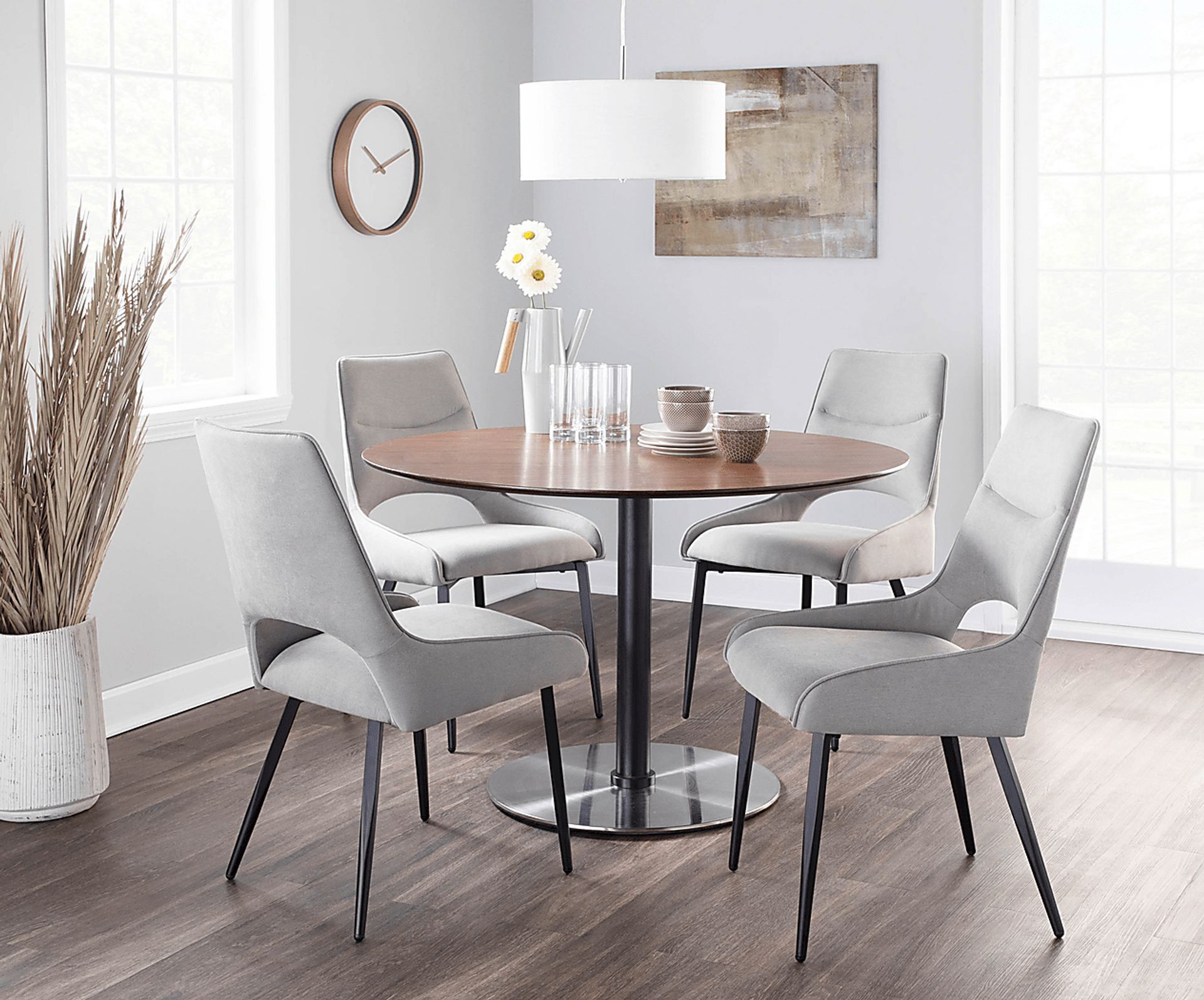Milaudon Gray Side Chair, Set of 2 - Image 9