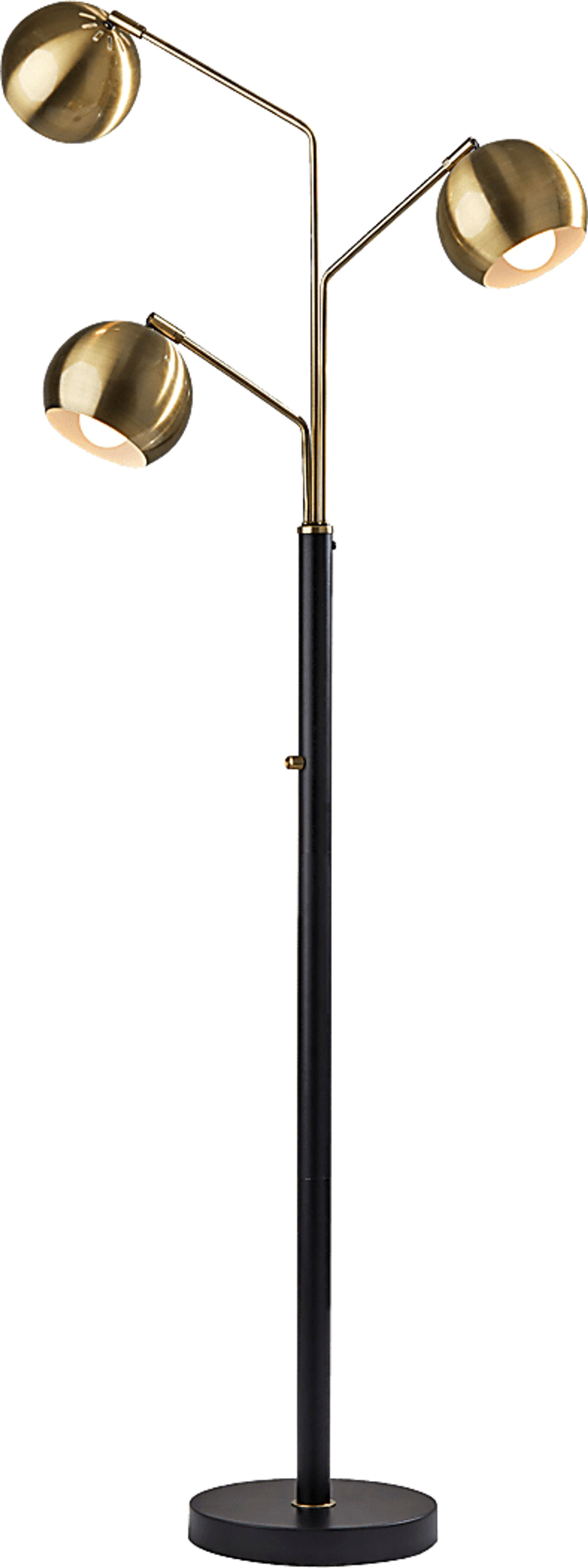 Milburn Summit Brass Floor Lamp - Image 1
