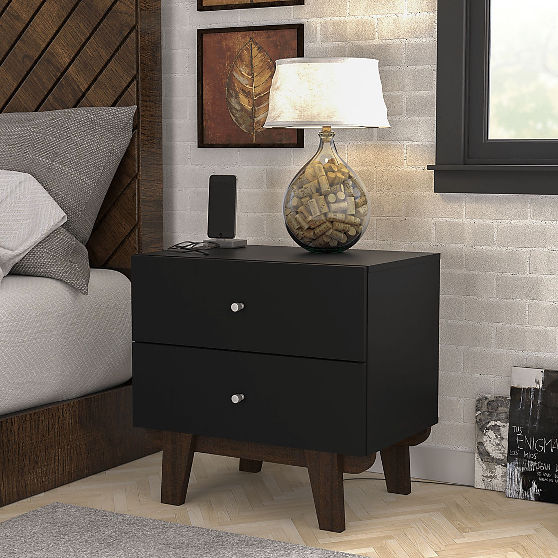 Mildas Black End Table - Image 9