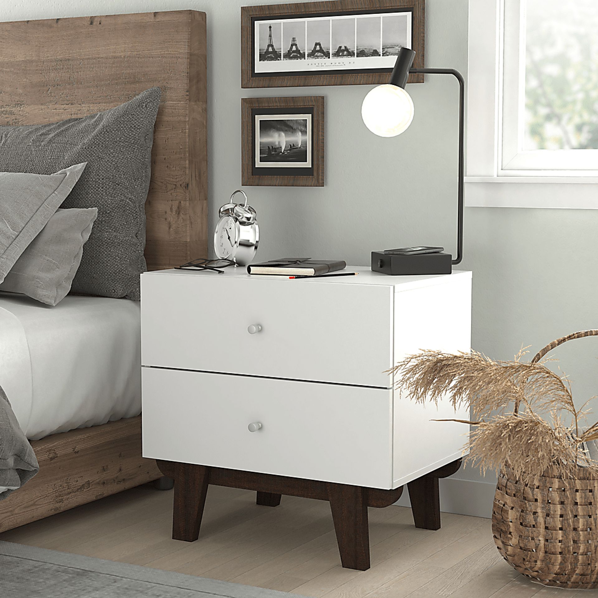 Mildas White End Table - Image 9