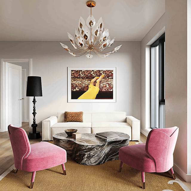 Mildine Purple Accent Chair - Thumbnail - Image 2