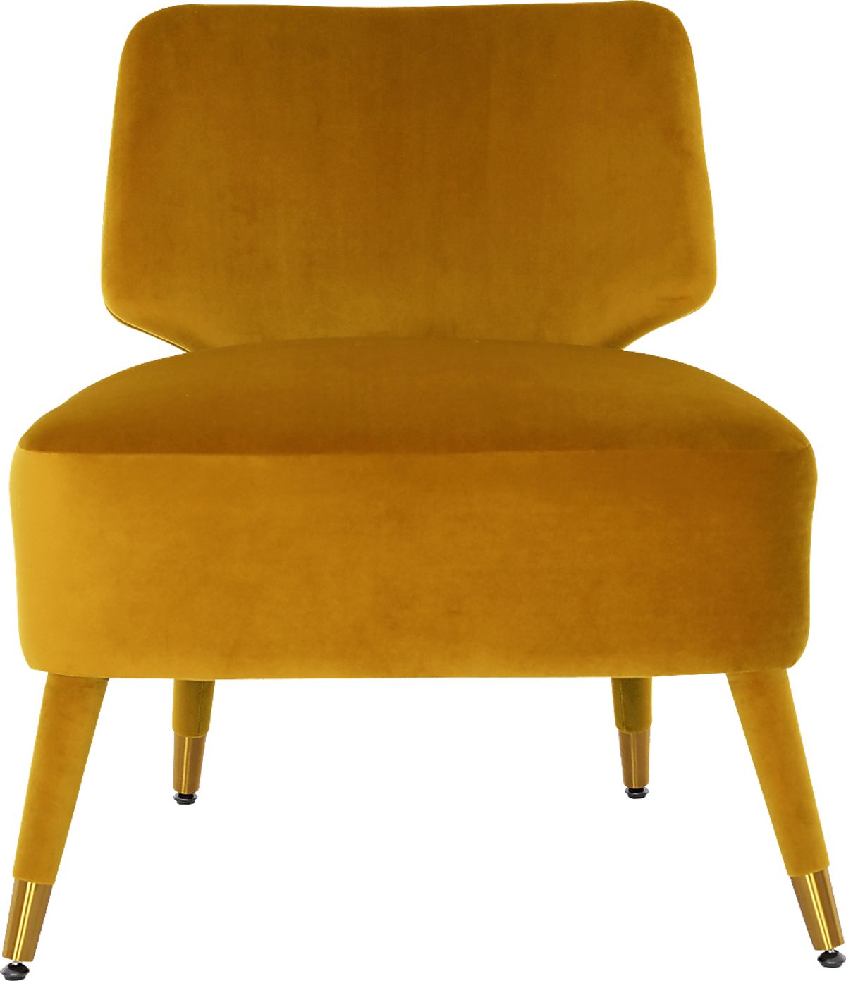 Mildine Yellow Polyester Fabric Accent Chair Rooms to Go
