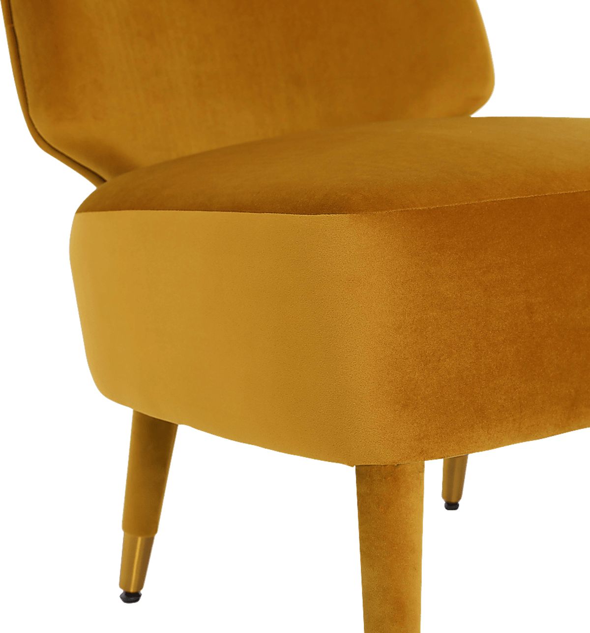 Mildine Yellow Polyester Fabric Accent Chair Rooms to Go
