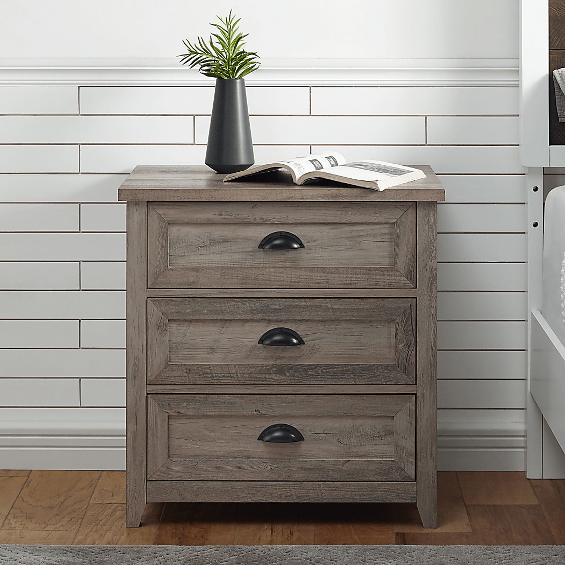 Milesford Gray Nightstand - Image 2