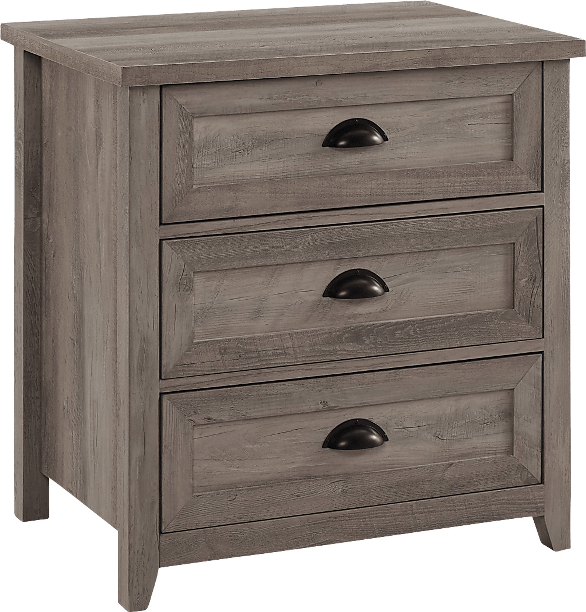 Milesford Gray Nightstand - Image 1