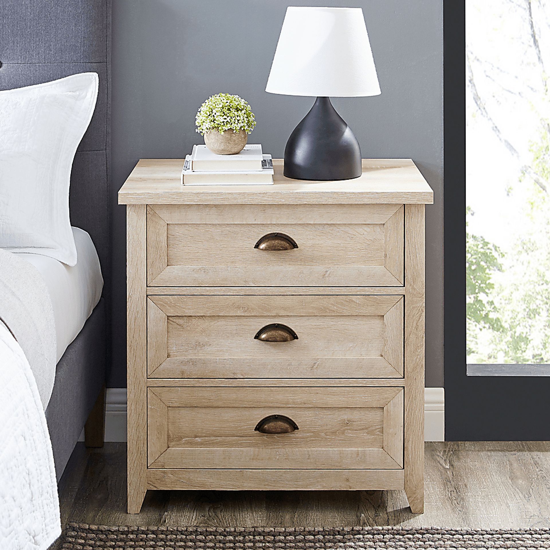 Milesford White Nightstand - Image 2