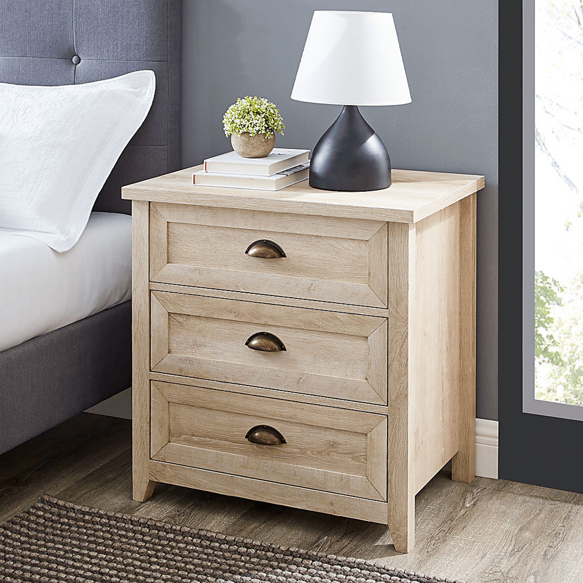 Milesford White Nightstand - Image 3
