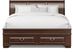 Mill Valley II Cherry 5 Pc King Sleigh Bedroom with Storage