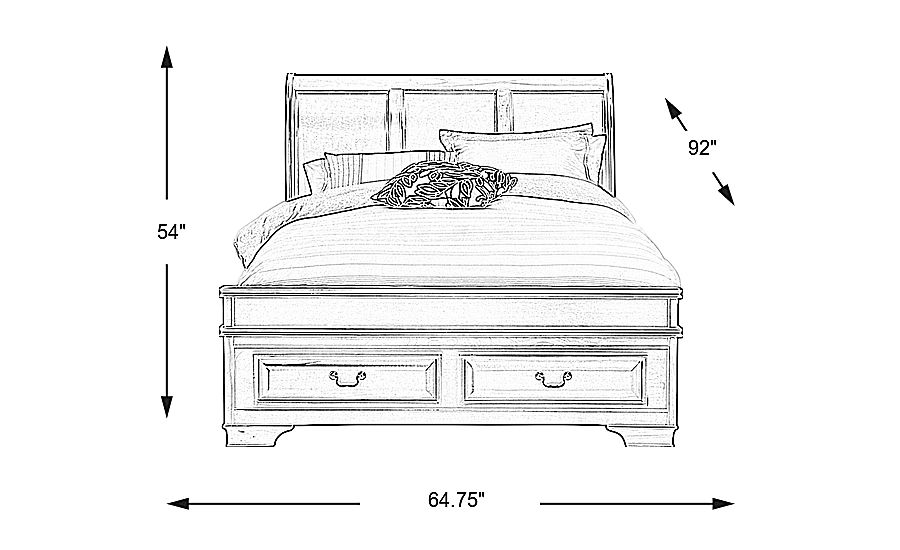 Mill Valley II 5 Pc Dark Cherry Wood Queen Bedroom