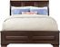 Mill Valley II 5 Pc Dark Cherry Wood Queen Bedroom Set With Dresser ...