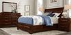 Mill Valley II 5 Pc Dark Cherry Wood Queen Bedroom Set With Dresser ...