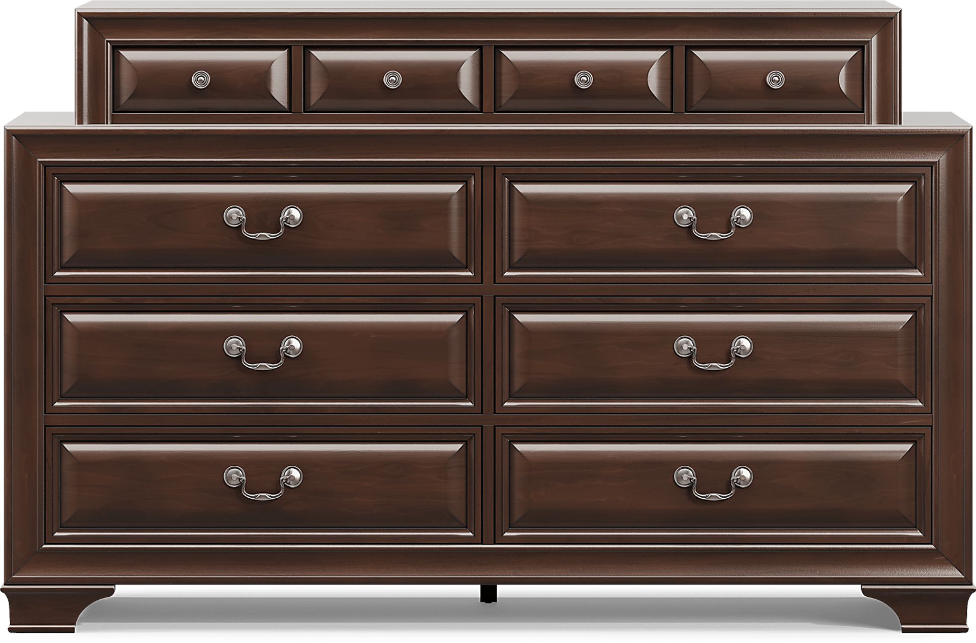Mill Valley II Cherry 5 Pc King Sleigh Bedroom with Storage - Image 8