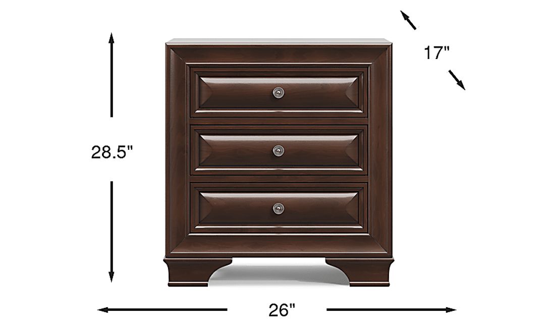 Mill Valley II Cherry Finish Nightstand