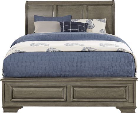 Mill Valley II Gray 3 Pc King Sleigh Bed