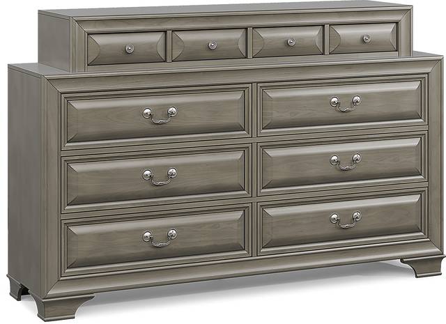 Mill Valley II Gray 5 Pc Queen Sleigh Bedroom with Storage - Thumbnail - Image 9