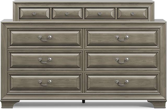 Mill Valley II Gray 5 Pc Queen Sleigh Bedroom with Storage - Thumbnail - Image 8