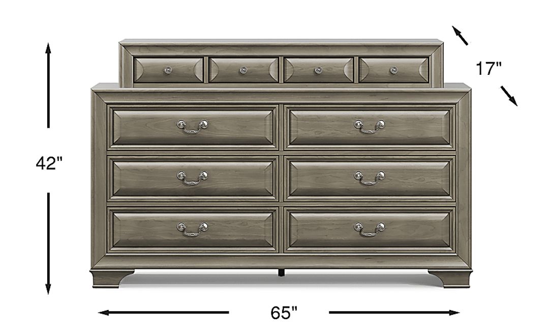 Mill Valley II Gray Dresser