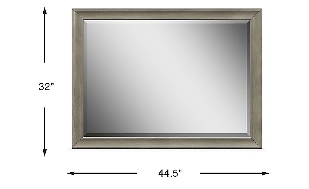 Mill Valley II Gray Mirror