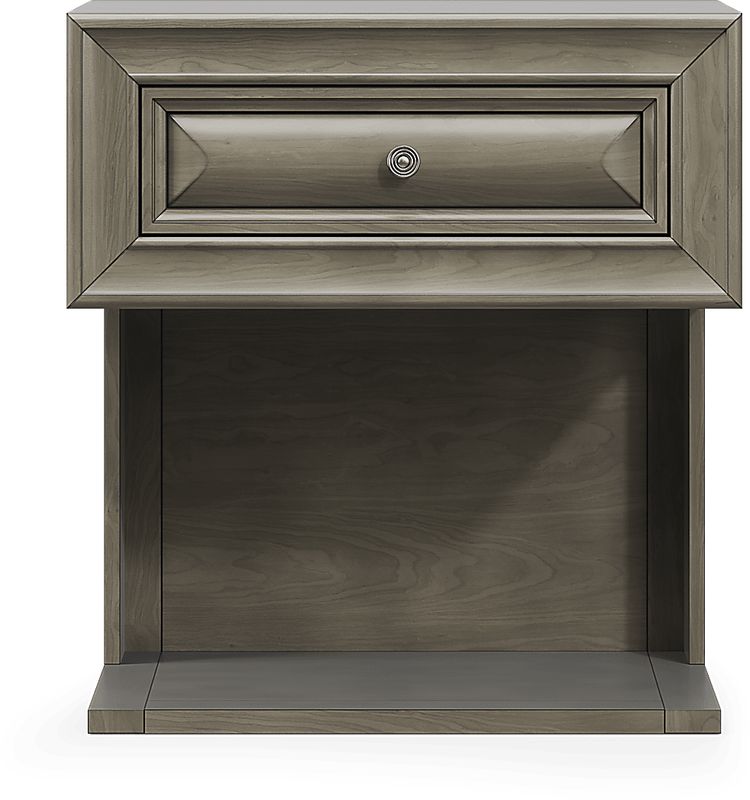 Mill Valley II Gray Nightstand