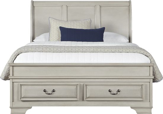 3 pc king sleigh bed with storage