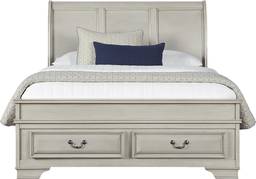 3 pc king sleigh bed with storage