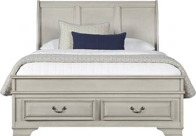 3 pc king sleigh bed with storage