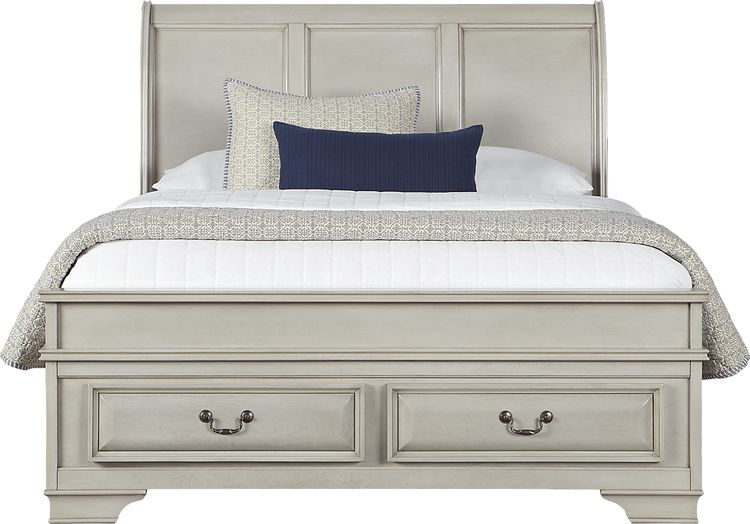 3 pc king sleigh bed with storage