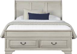 3 pc queen sleigh bed with storage