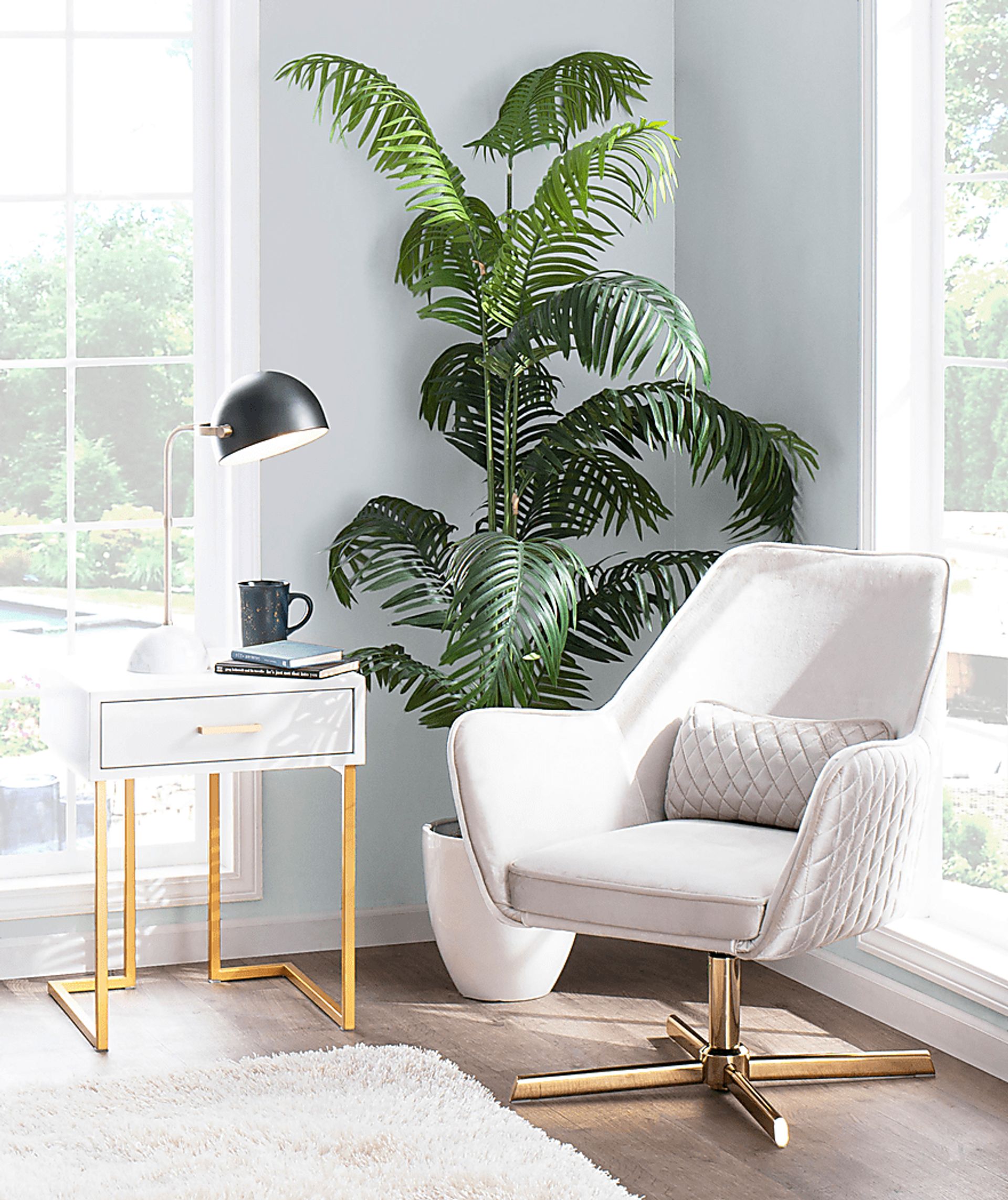 Millbank White Accent Table - Image 4