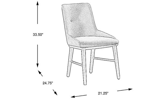 Dimension Image. Please refer to the Dimension Tab on this page for dimension details.