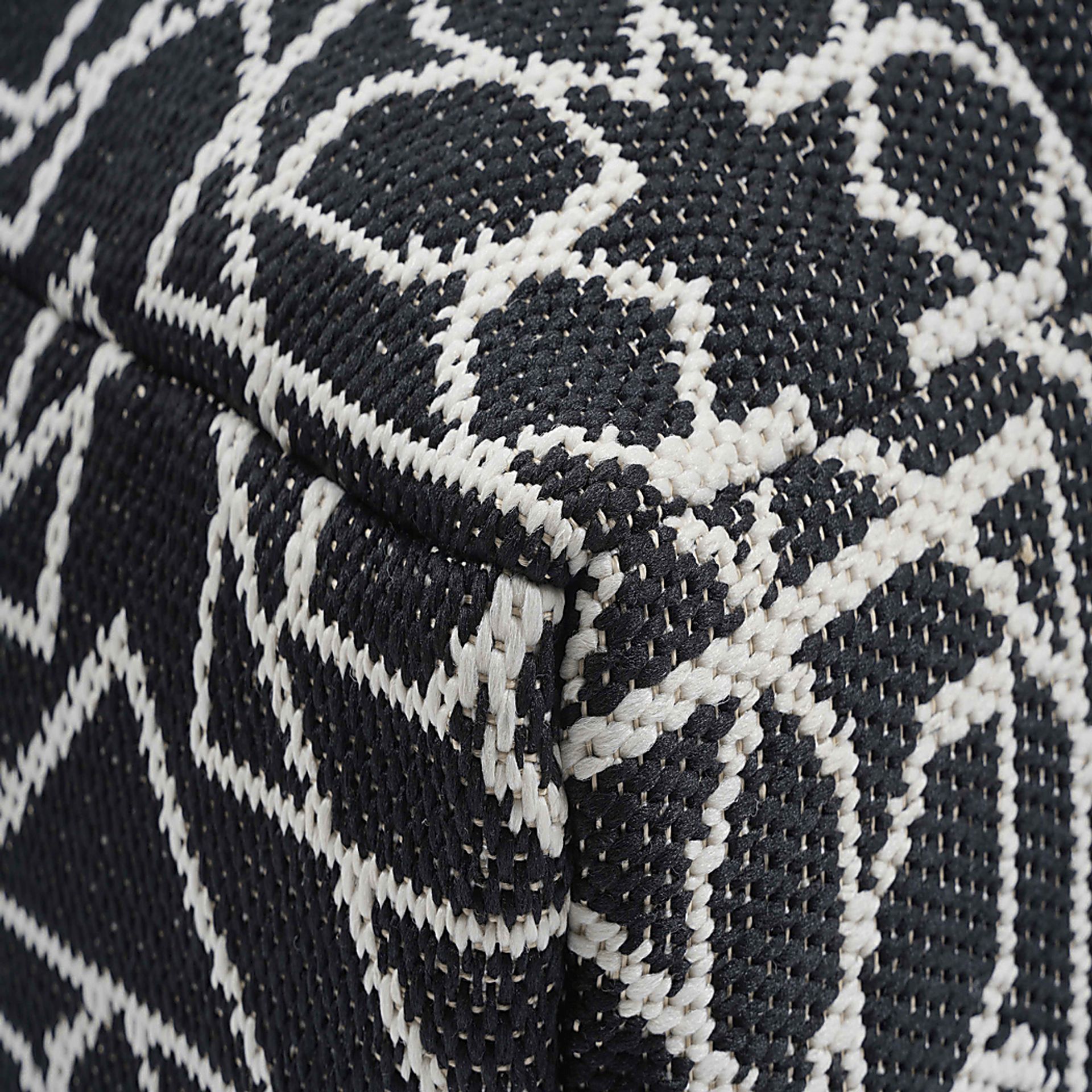 Millcanyon Black Pouf - Image 4