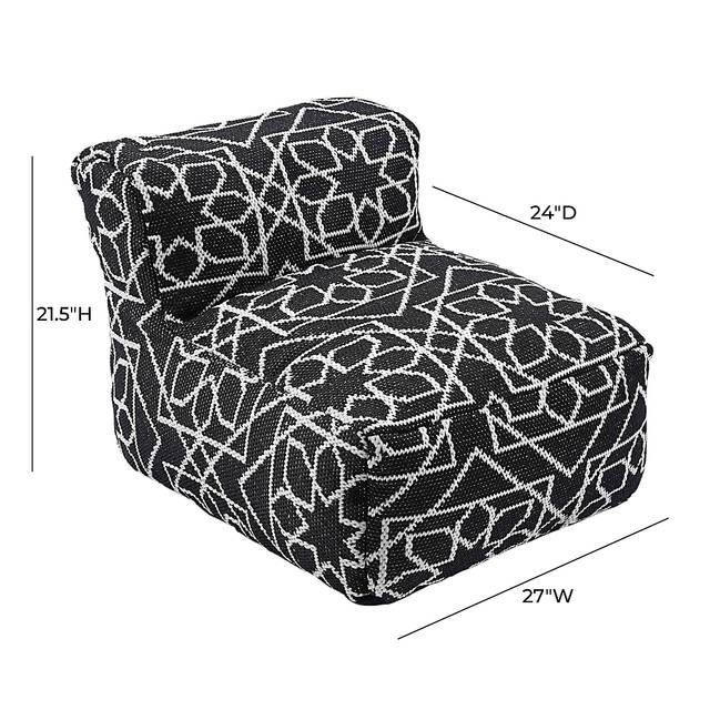 Millcanyon Black Pouf - Thumbnail - Image 5