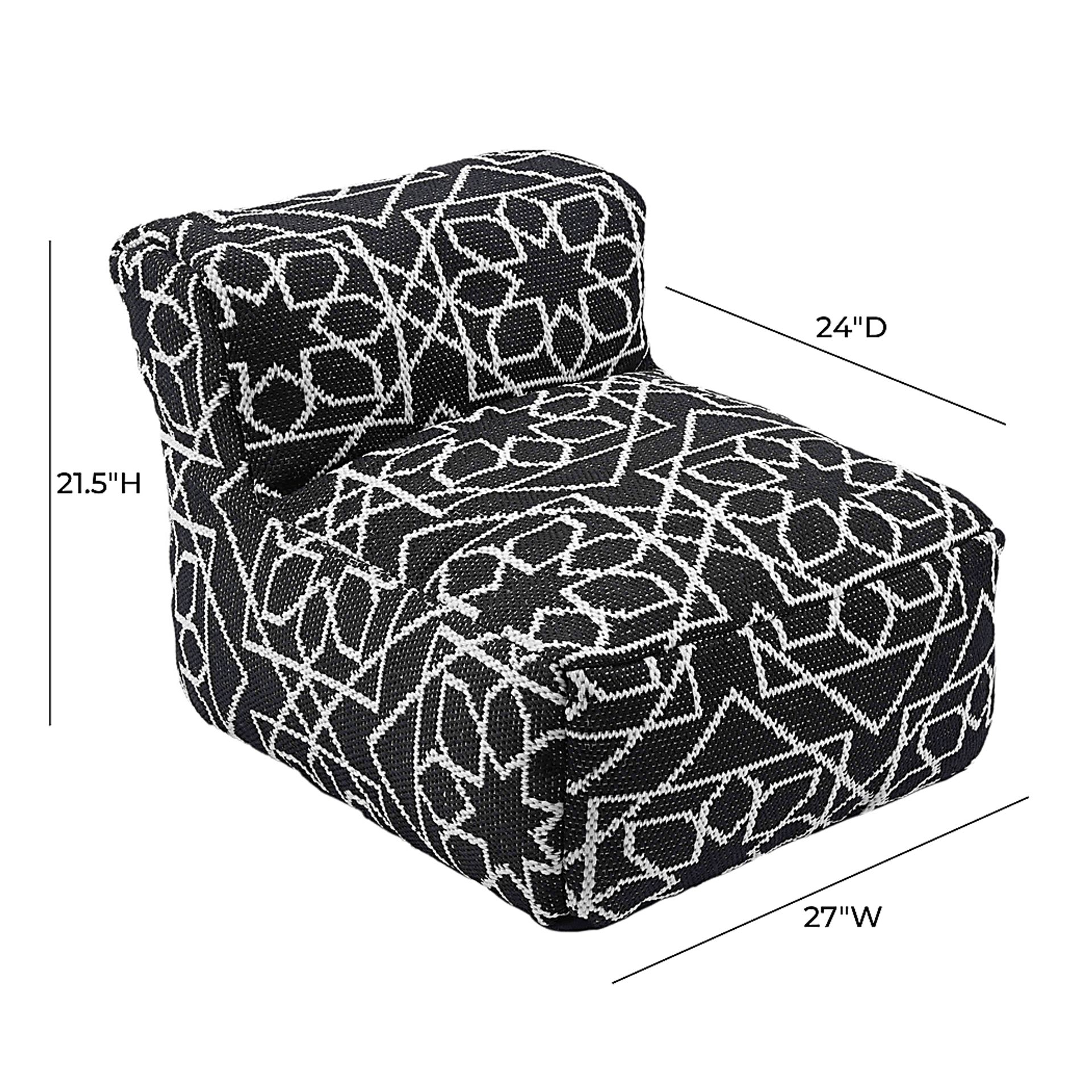 Millcanyon Black Pouf - Image 5