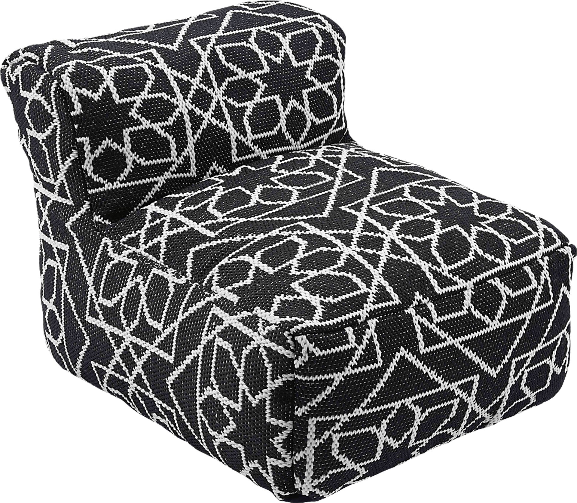 Millcanyon Black Pouf - Image 1
