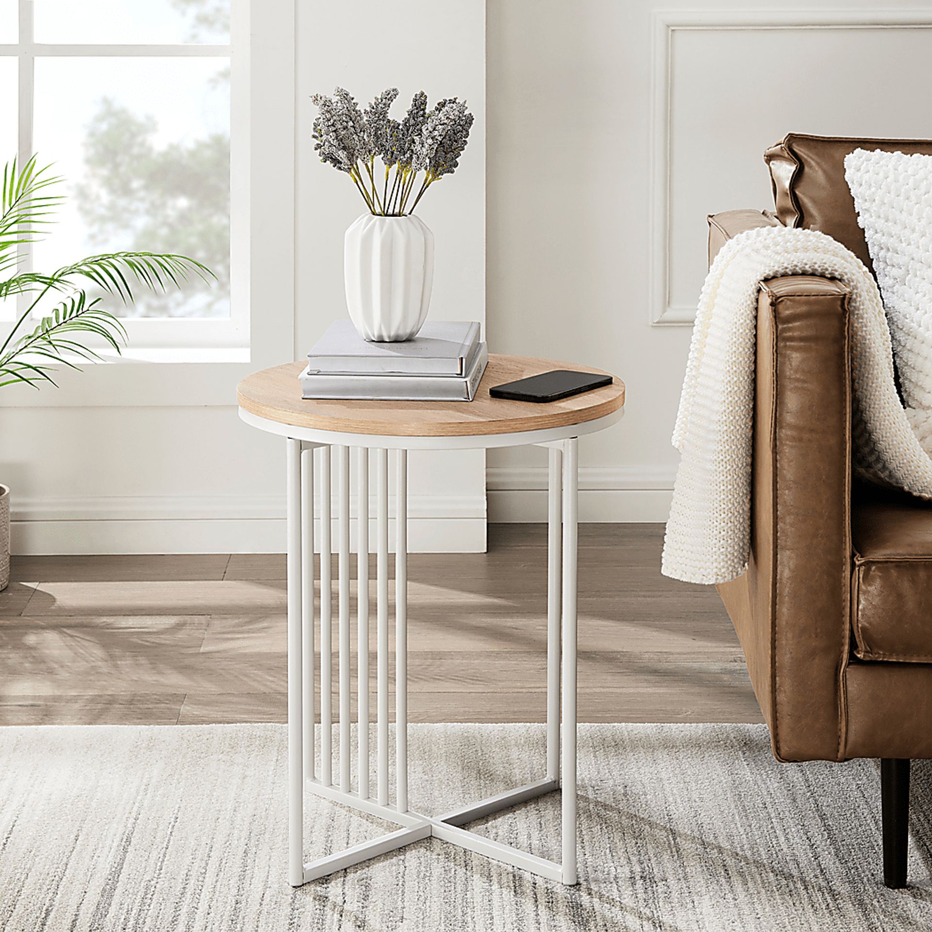 Millehouse White End Table - Image 3