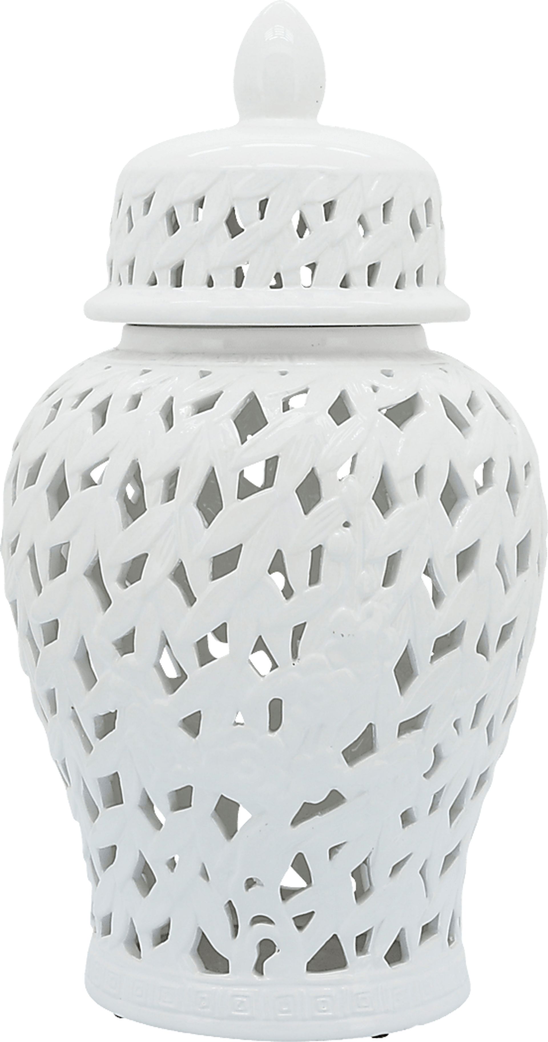 Millenbrook White Small Temple Jar - Image 1